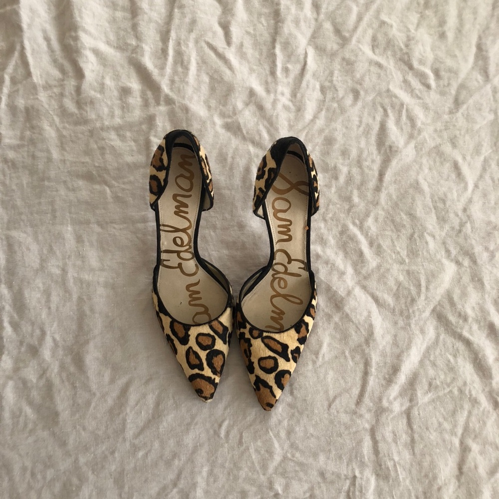 Sam Edelman Leopard Print Heels - Picture 2 of 2